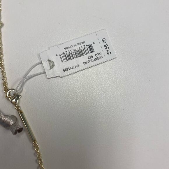 Kendra Scott Gwyneth Gold Strand Necklace NWT - Picture 14 of 16